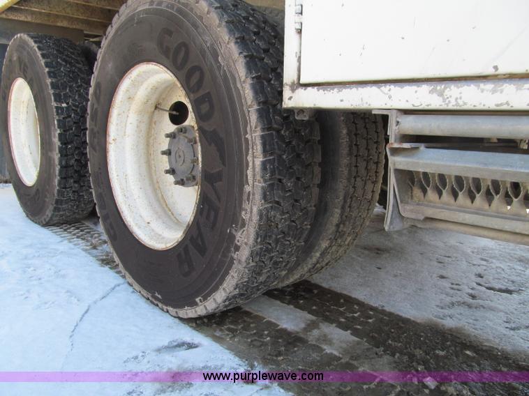 image for item D7250 2003 Freightliner FL80 Crew Cab tandem axle boom truck