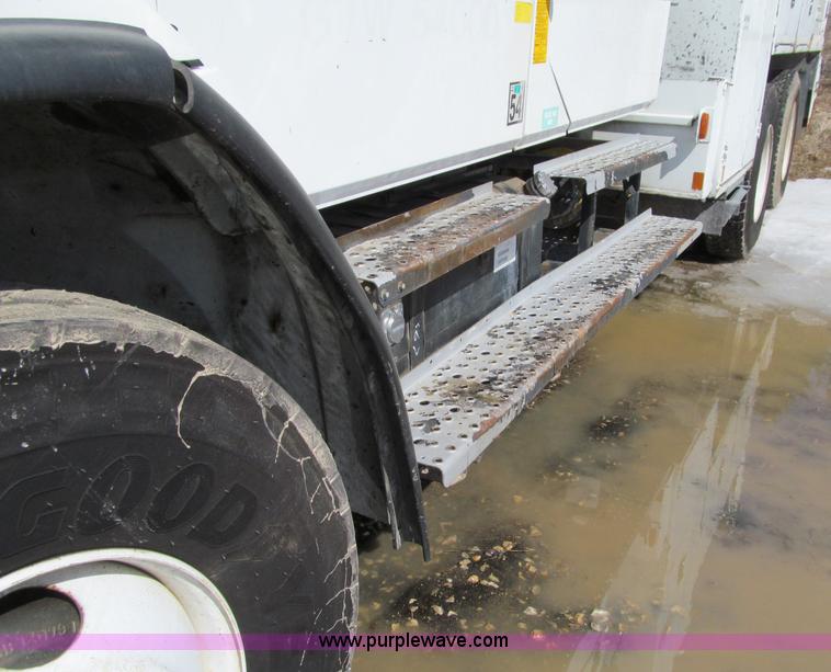 image for item D7250 2003 Freightliner FL80 Crew Cab tandem axle boom truck