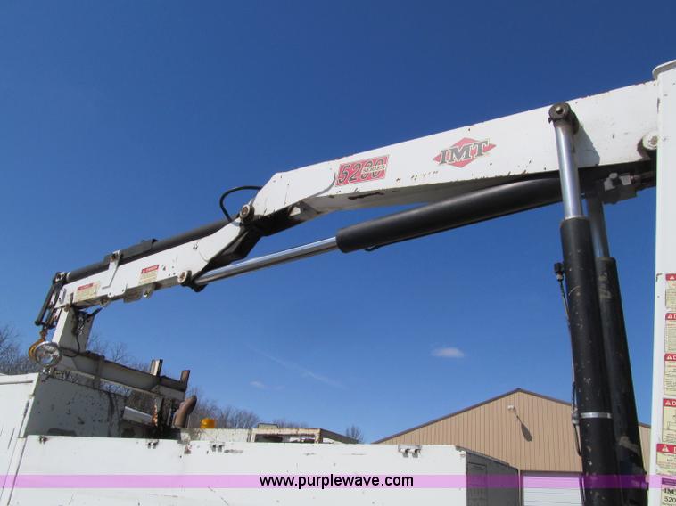 image for item D7250 2003 Freightliner FL80 Crew Cab tandem axle boom truck