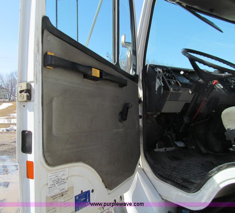 image for item D7250 2003 Freightliner FL80 Crew Cab tandem axle boom truck