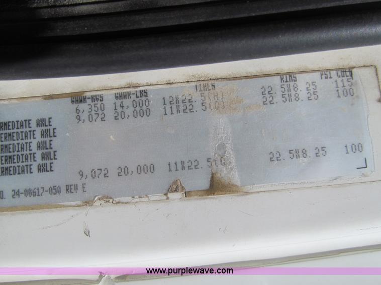 image for item D7250 2003 Freightliner FL80 Crew Cab tandem axle boom truck