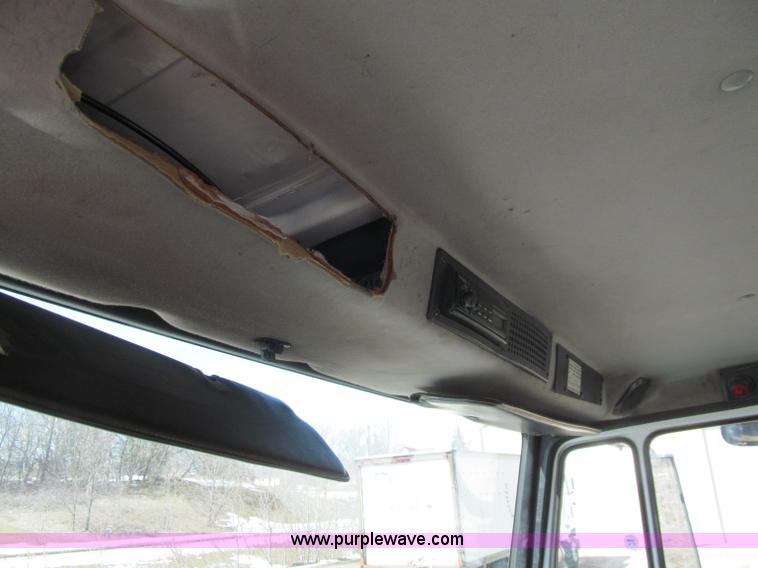 image for item D7250 2003 Freightliner FL80 Crew Cab tandem axle boom truck