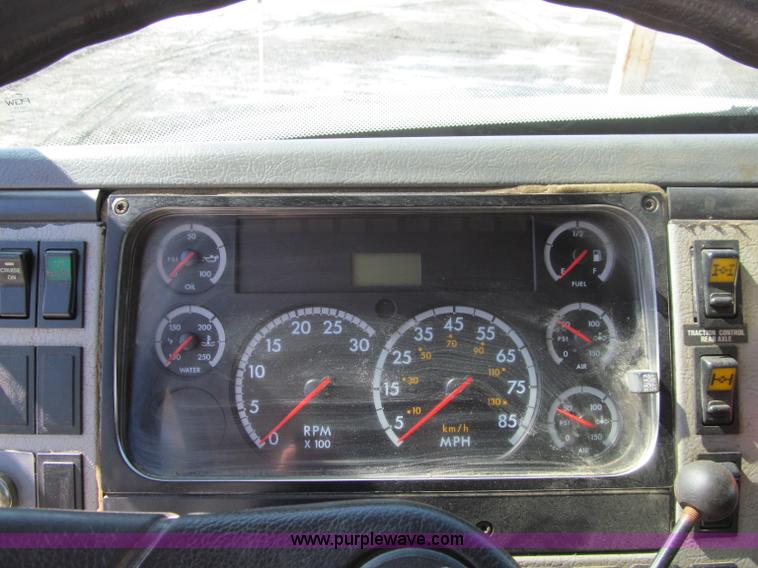 image for item D7250 2003 Freightliner FL80 Crew Cab tandem axle boom truck