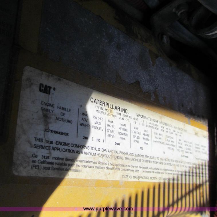 image for item D7250 2003 Freightliner FL80 Crew Cab tandem axle boom truck