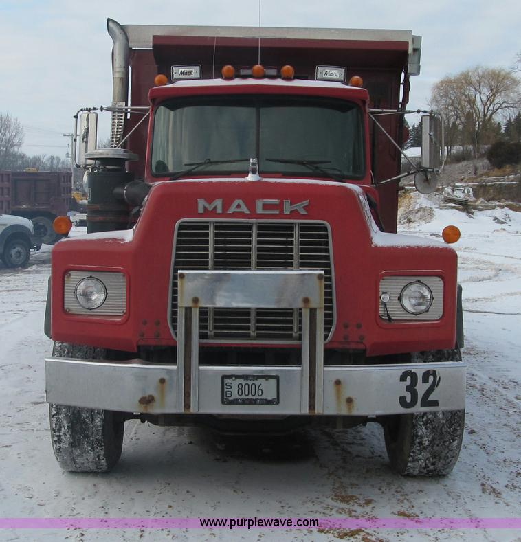 image for item F5951 1994 Mack RB688S quad axle dump truck
