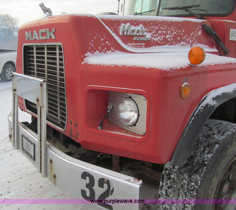 image for item F5951 1994 Mack RB688S quad axle dump truck
