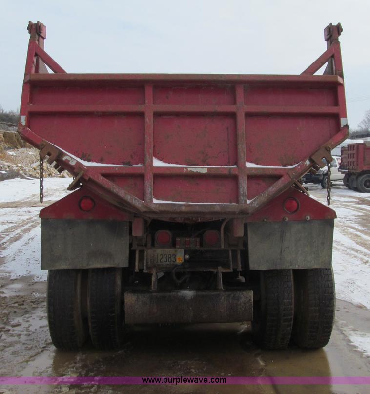 image for item F5954 1984 International F2674 tri axle dump truck
