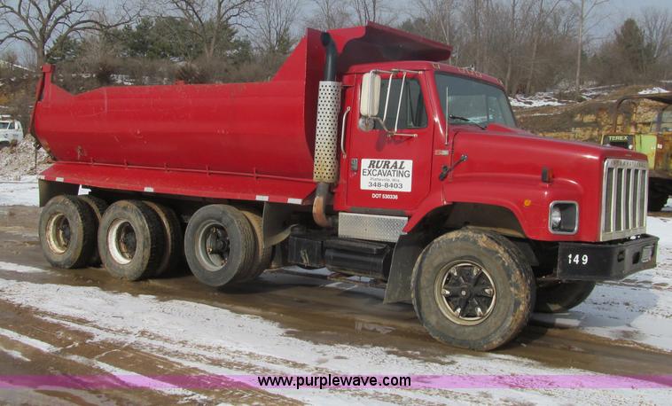 image for item F5954 1984 International F2674 tri axle dump truck