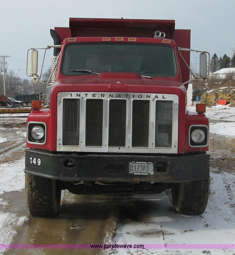 image for item F5954 1984 International F2674 tri axle dump truck