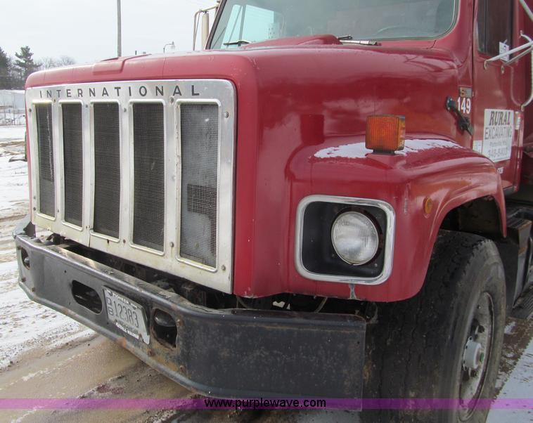 image for item F5954 1984 International F2674 tri axle dump truck