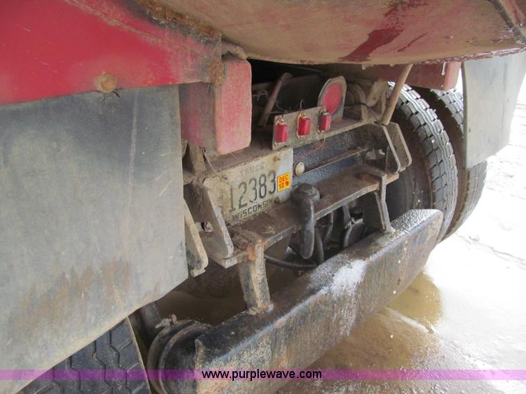 image for item F5954 1984 International F2674 tri axle dump truck