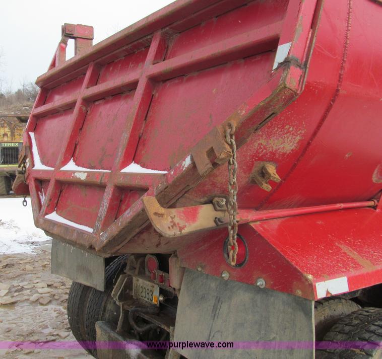 image for item F5954 1984 International F2674 tri axle dump truck