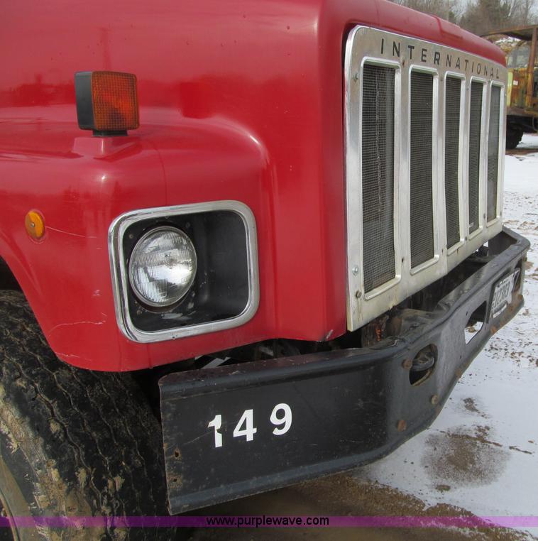 image for item F5954 1984 International F2674 tri axle dump truck