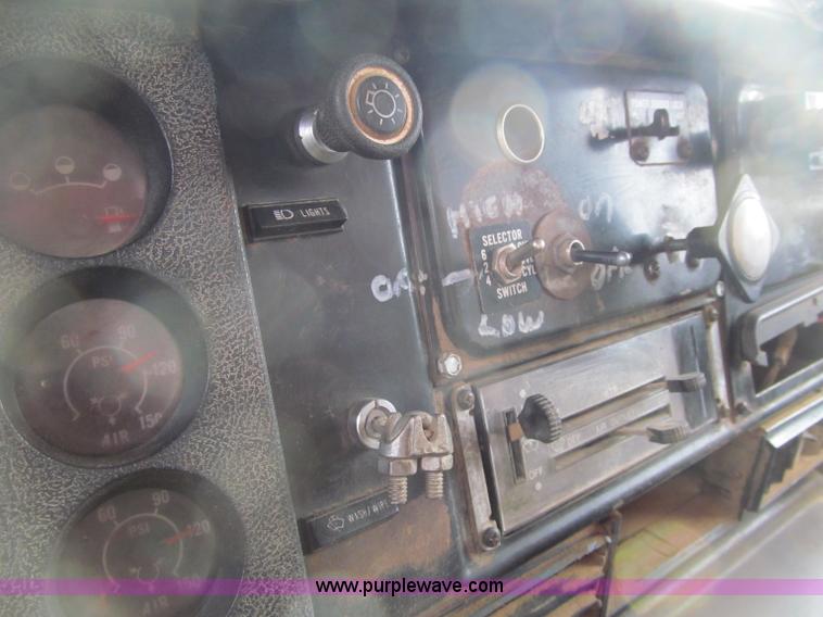 image for item F5954 1984 International F2674 tri axle dump truck