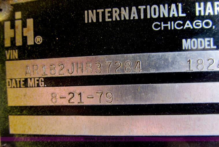 image for item F5955 1979 International 1824 dump truck