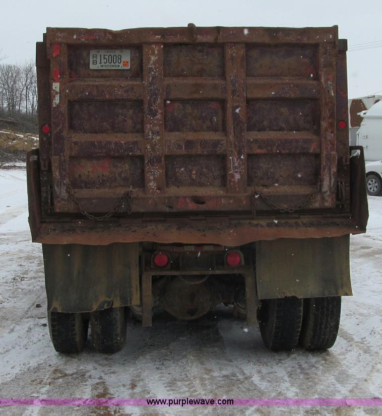image for item F5960 1986 Ford 9000 quad axle dump truck