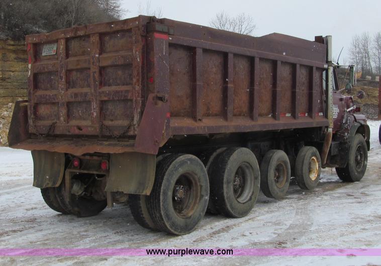 image for item F5960 1986 Ford 9000 quad axle dump truck