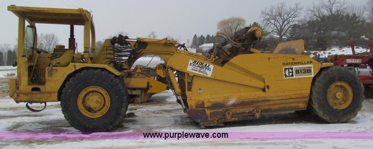 image for item F5967 1974 Caterpillar 613B elevating scraper