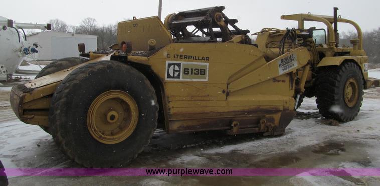 image for item F5967 1974 Caterpillar 613B elevating scraper
