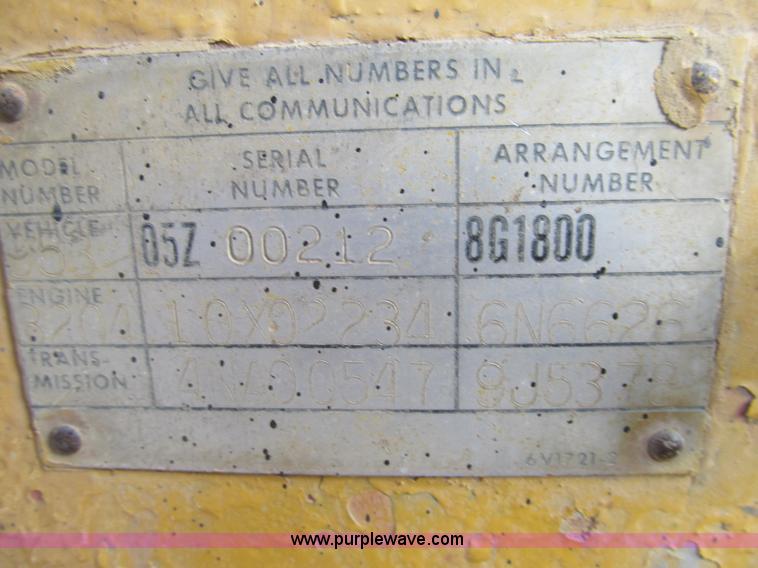 image for item F5968 Caterpillar 953 LGP track loader