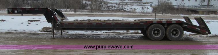 image for item F5970 1955 tandem axle military trailer