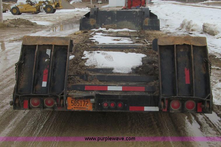 image for item F5970 1955 tandem axle military trailer