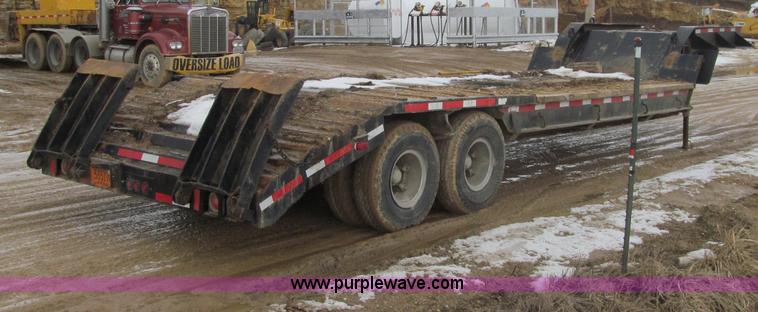 image for item F5970 1955 tandem axle military trailer