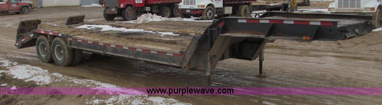 image for item F5970 1955 tandem axle military trailer