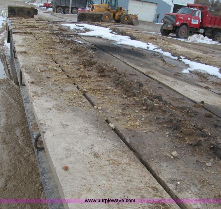 image for item F5970 1955 tandem axle military trailer