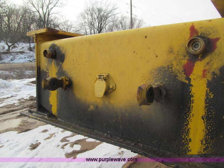 image for item F5972 1991 Rogers triple axle lowboy trailer