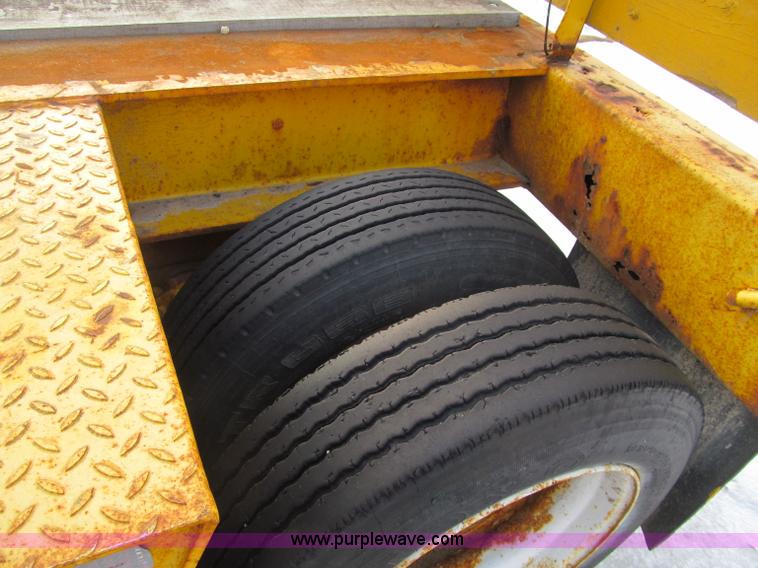 image for item F5972 1991 Rogers triple axle lowboy trailer