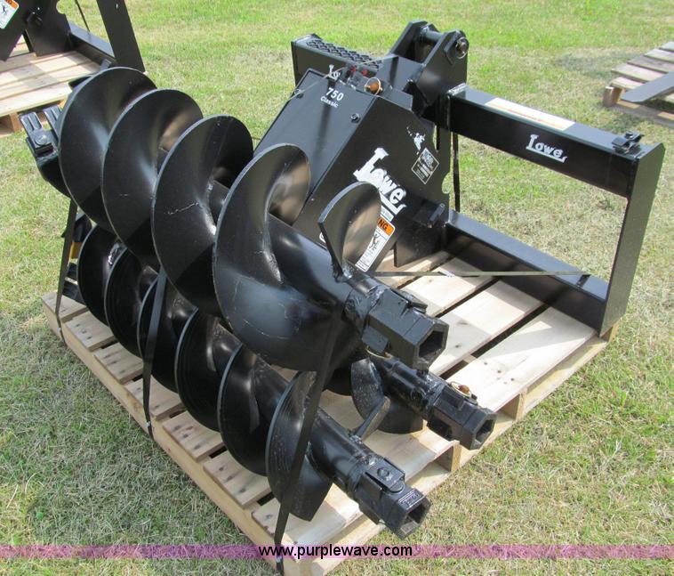 image for item F5983 Lowe 1650 hydraulic auger skid steer attachment