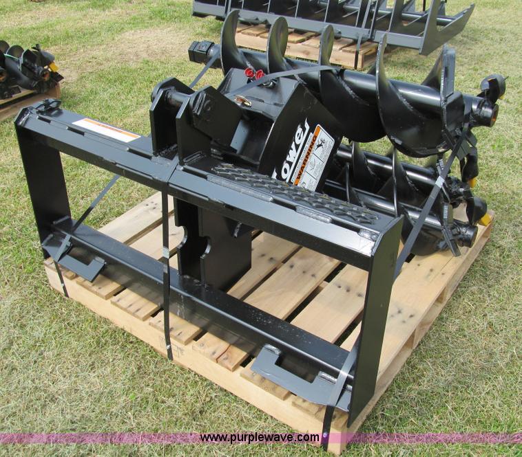 image for item F5983 Lowe 1650 hydraulic auger skid steer attachment