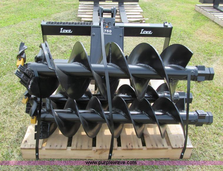 image for item F5983 Lowe 1650 hydraulic auger skid steer attachment