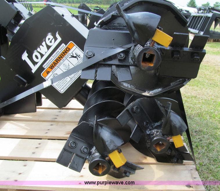image for item F5983 Lowe 1650 hydraulic auger skid steer attachment