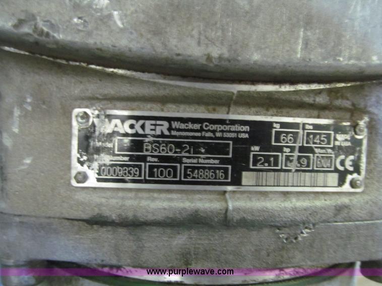 image for item F5992 Wacker BS60-21 jumping jack