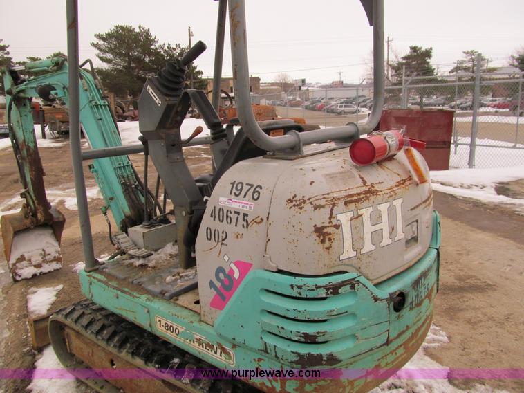 image for item I9818 1998 IHI 18J mini excavator