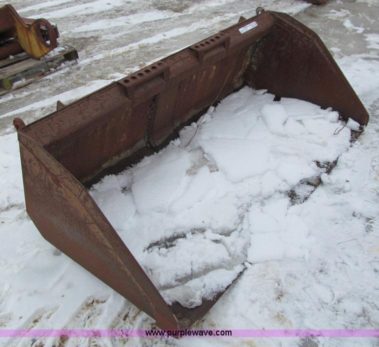 image for item I9825 60" skid steer bucket