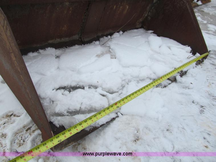 image for item I9825 60" skid steer bucket