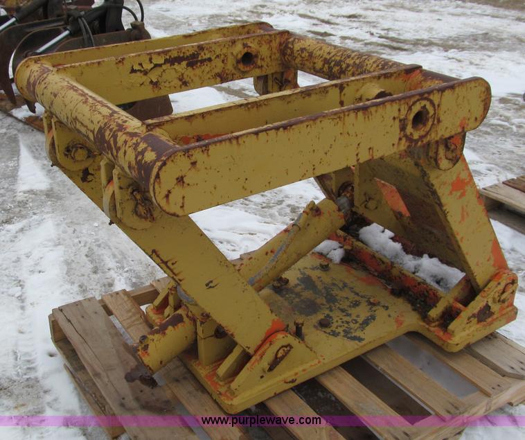 image for item I9829 Balderson BLO-12 front mount V-plow attachment