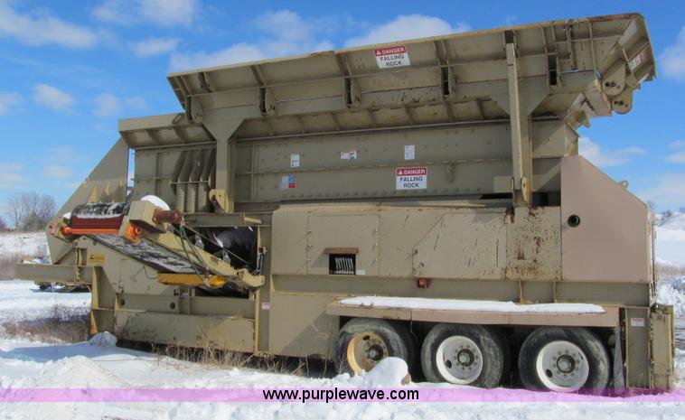 image for item I9841 2007 Peerless portable rip rap plant