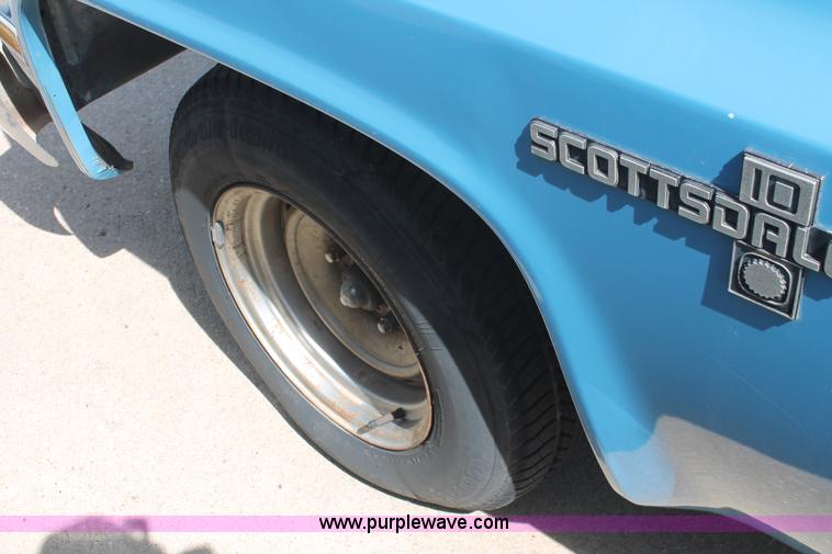 image for item D8019 1982 Chevrolet Scottsdale 10 pickup truck