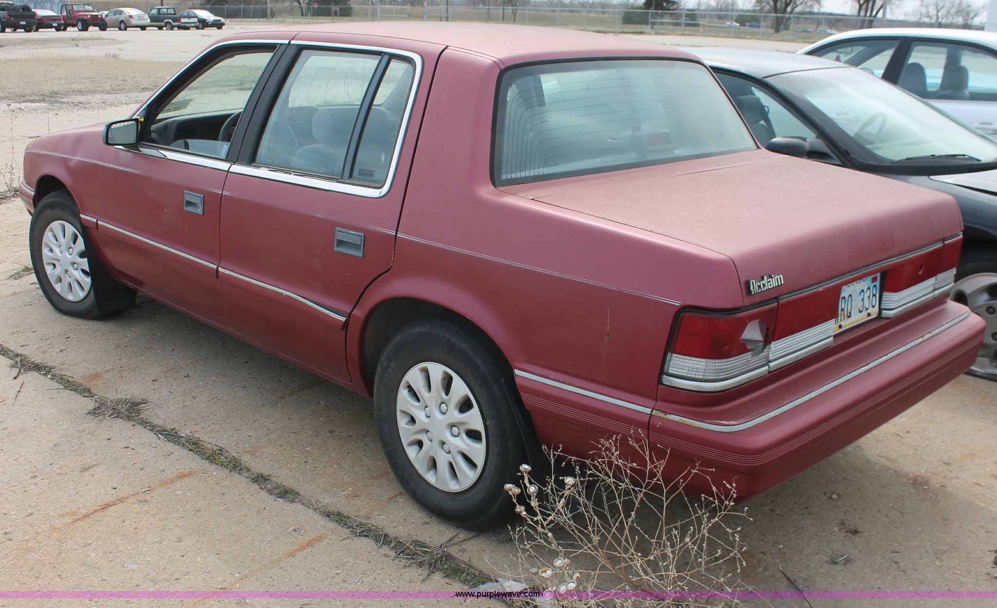 1993 Plymouth Acclaim in Ft. Riley, KS Item D8039 sold Purple Wave