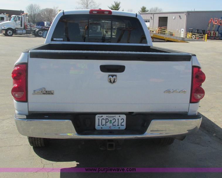 image for item AB9418 2008 Dodge Ram 1500 Big Horn Quad Cab pickup truck
