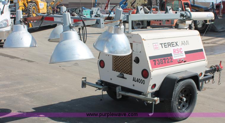 image for item E3338 2008 Terex Amida AL4000 light tower/generator