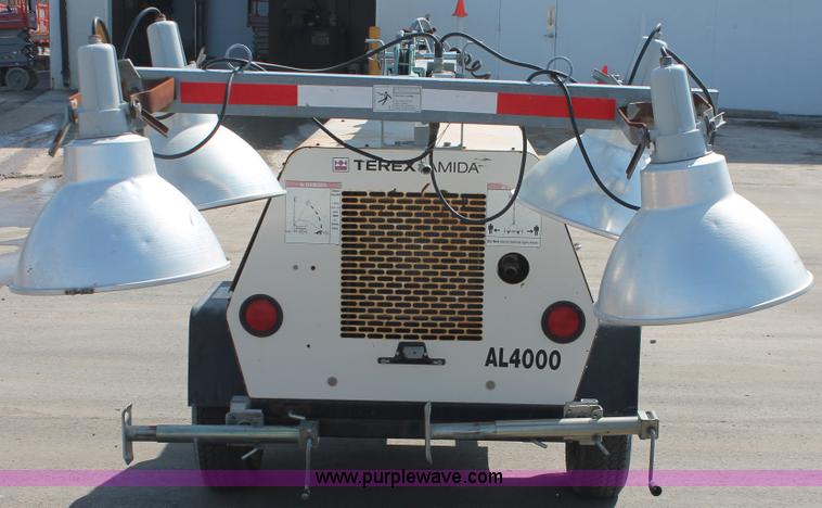 image for item E3338 2008 Terex Amida AL4000 light tower/generator