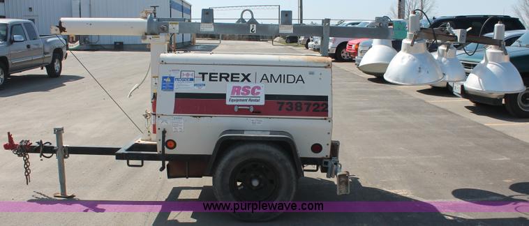 image for item E3338 2008 Terex Amida AL4000 light tower/generator