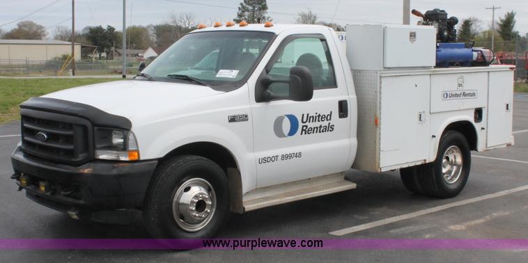 image for item E3342 2004 Ford F350 XL Super Duty service truck