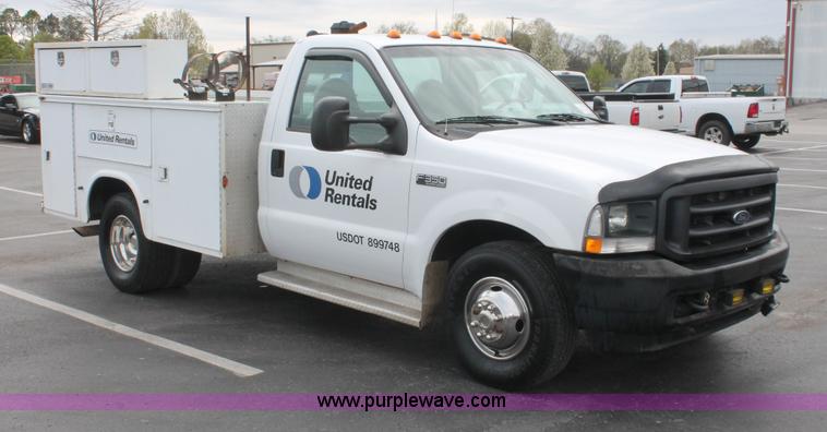 image for item E3342 2004 Ford F350 XL Super Duty service truck