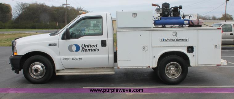 image for item E3342 2004 Ford F350 XL Super Duty service truck